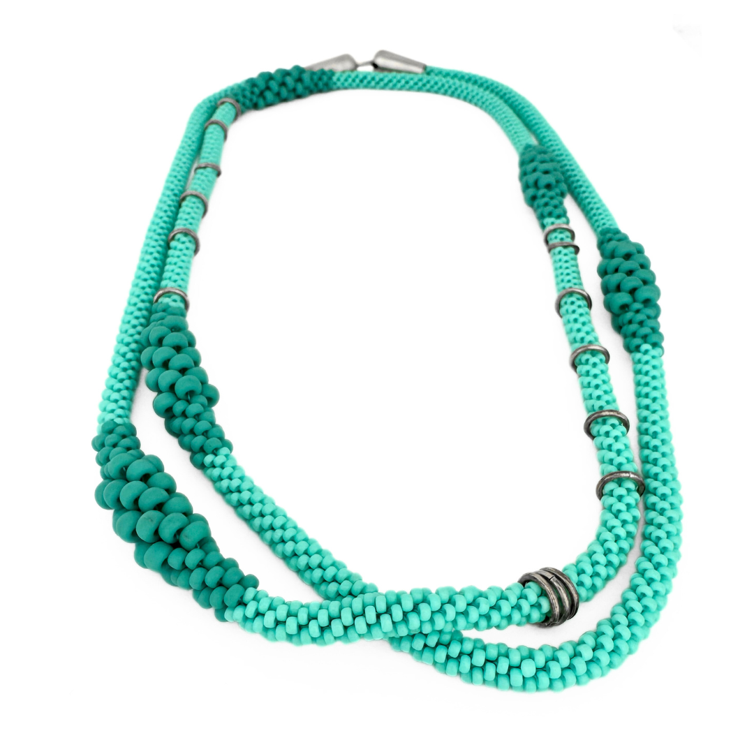 Long Woven Necklace