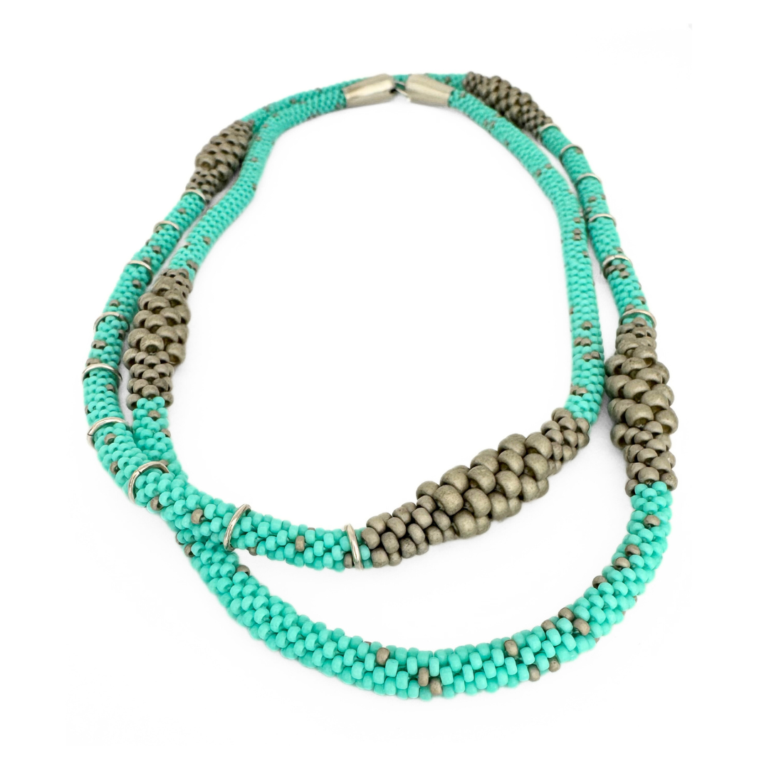 Long Woven Necklace