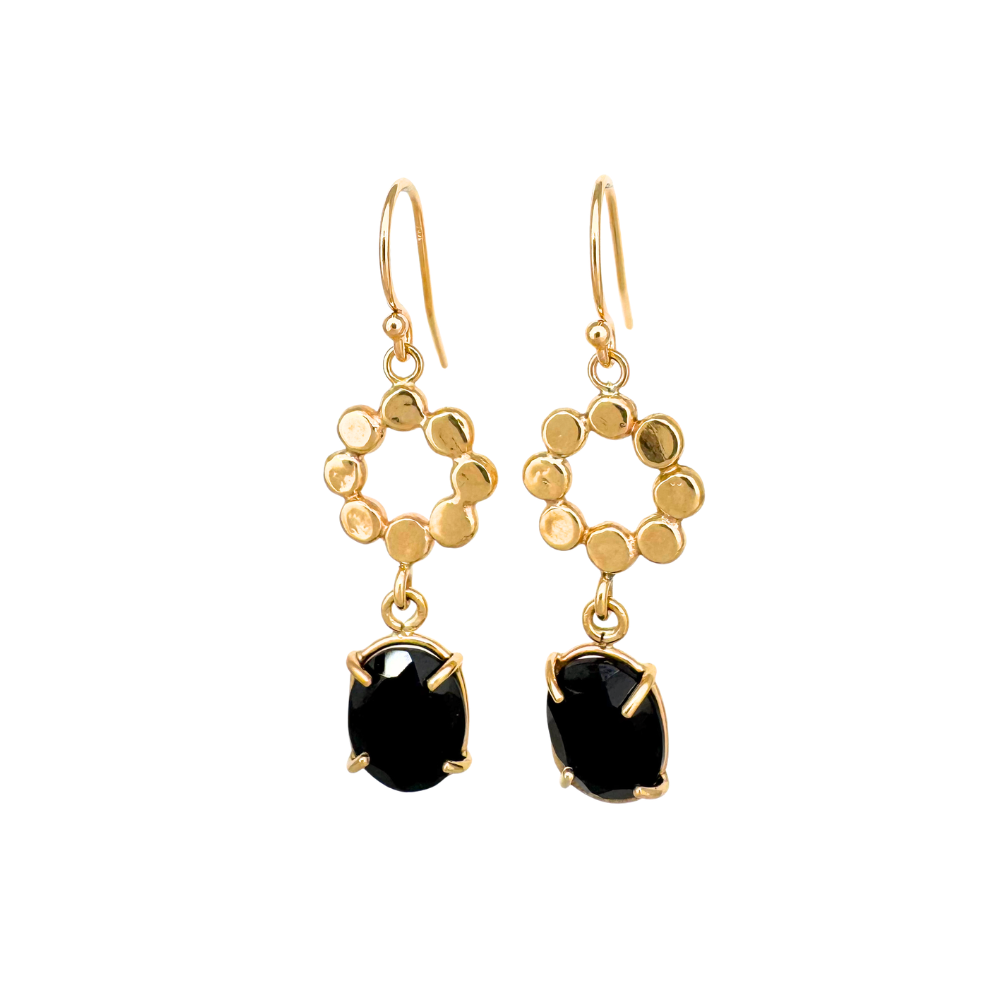 Small Floret with Spinel Dangle