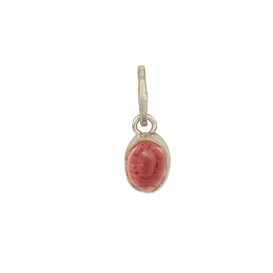 Tiny Pink Tourmaline Charm