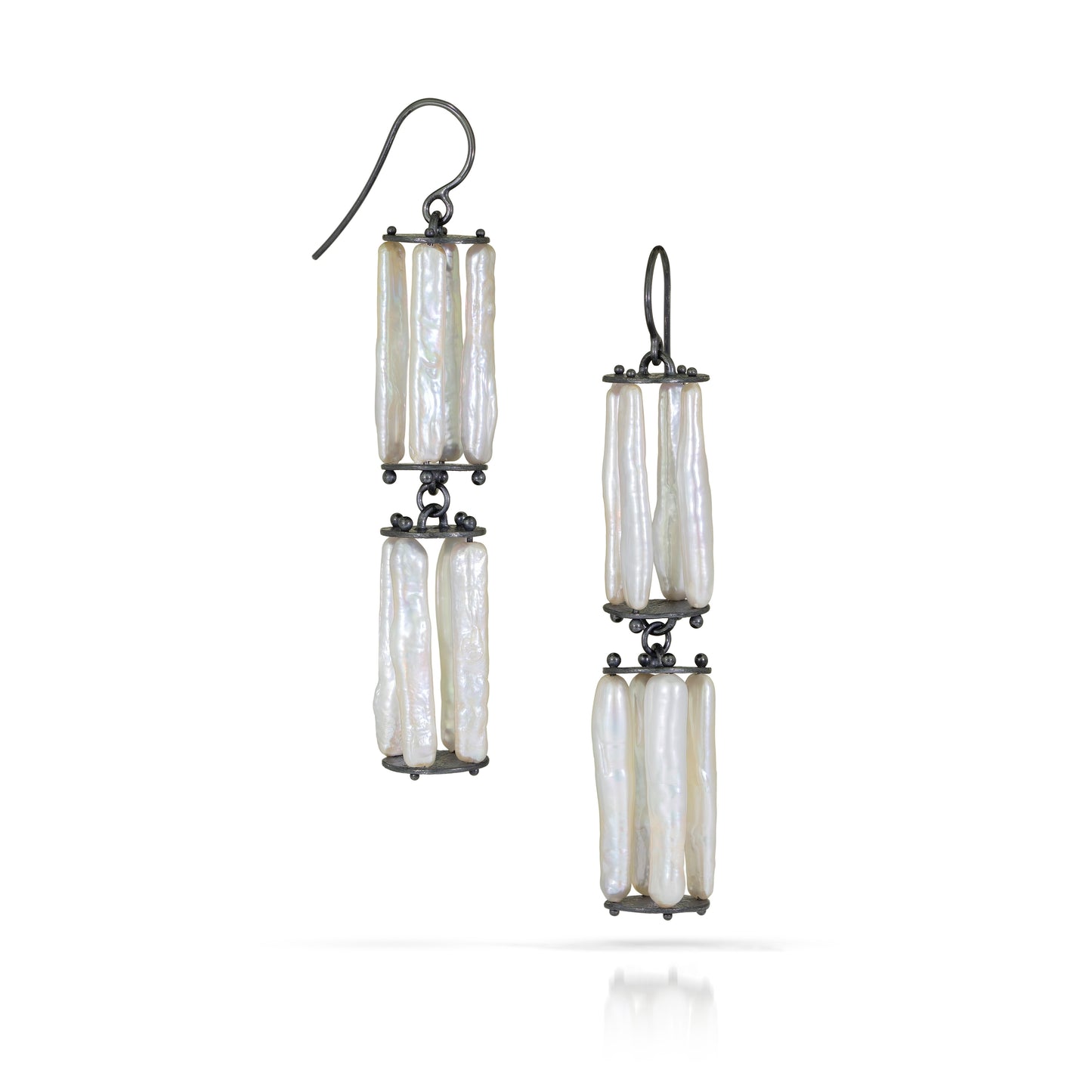 Double Four Pillar Element Earrings