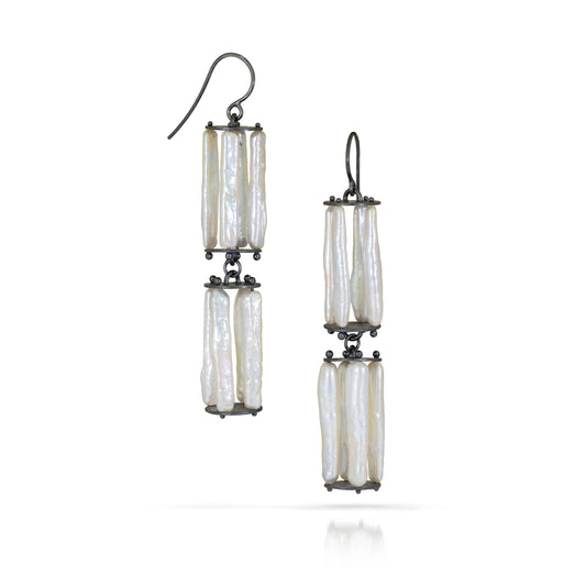 Double Four Pillar Element Earrings