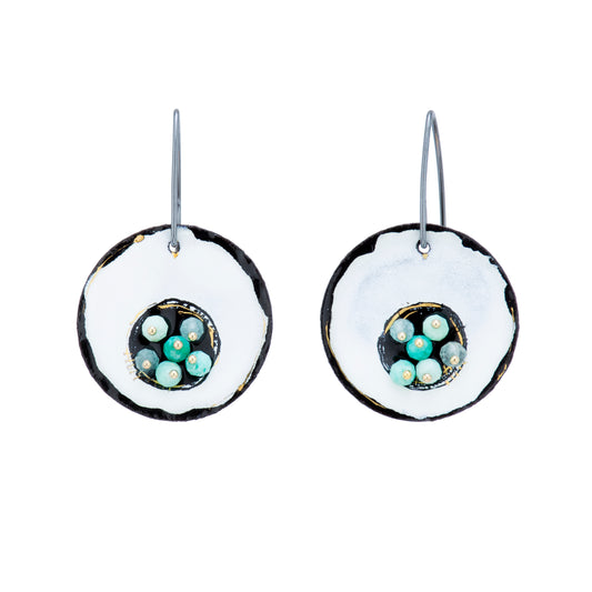 Turquoise Gem Earrings