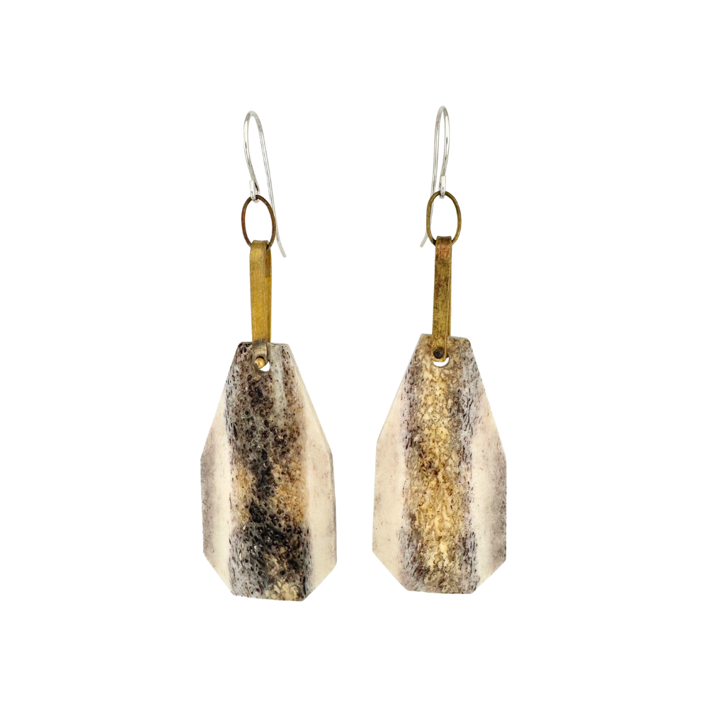 Antler Slice Earrings