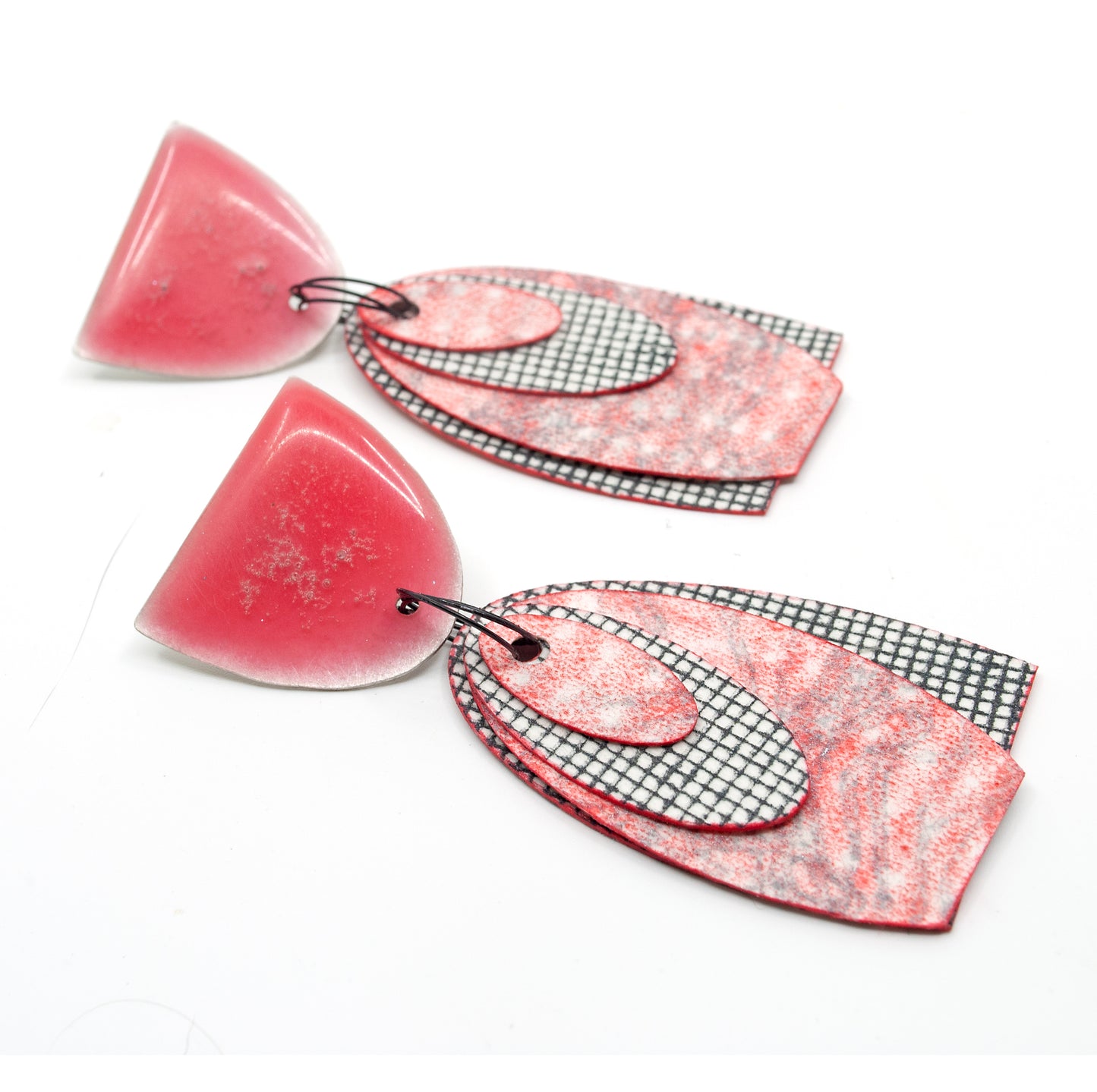 Printmaker’s Earrings - watermelon