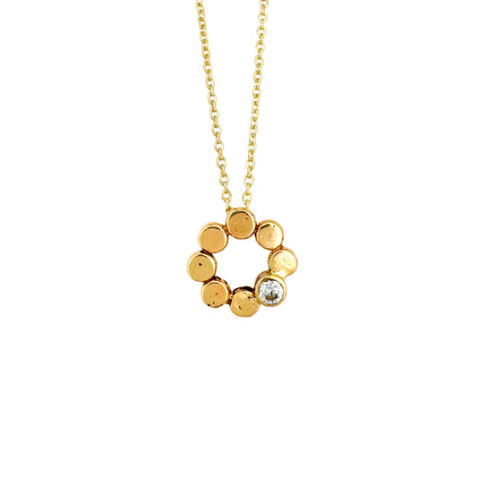 Floret with Diamond Necklace