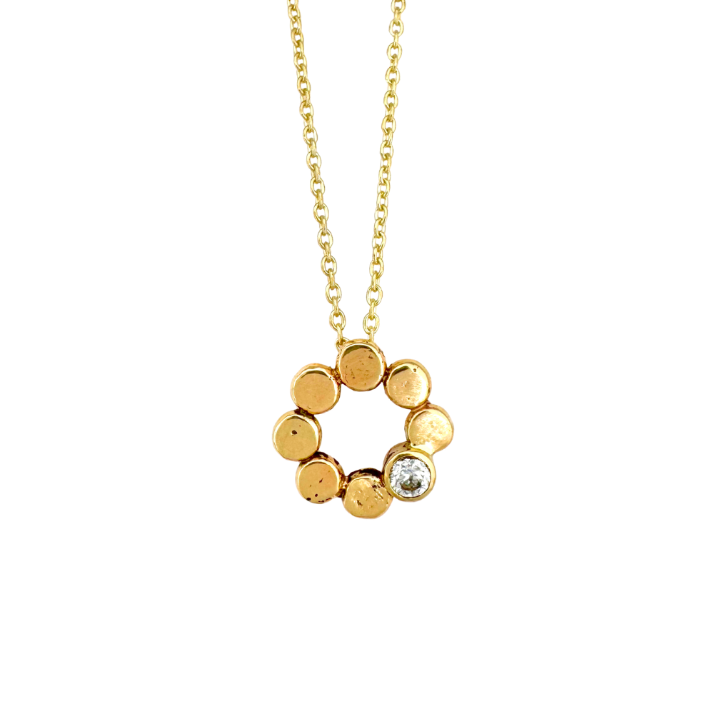 Floret with Diamond Necklace