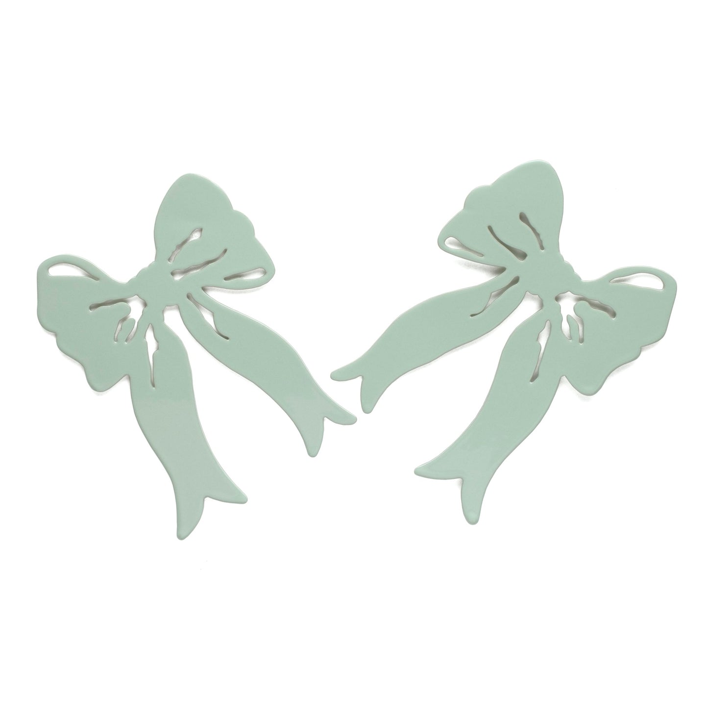 MAX Bow Earrings - Moss