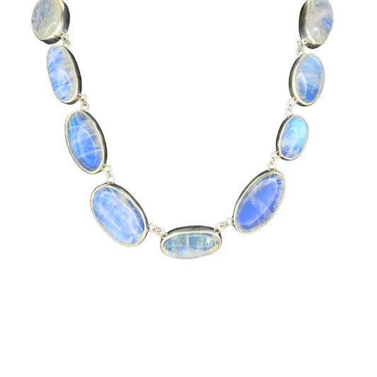 All the Way Around Moonstone Necklace