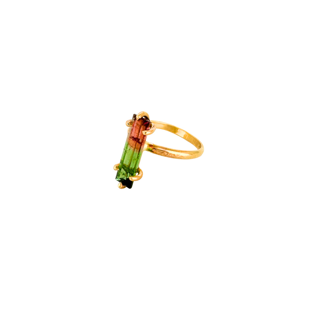 Bicolor Tourmaline Ring