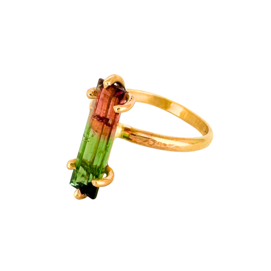 Bicolor Tourmaline Ring
