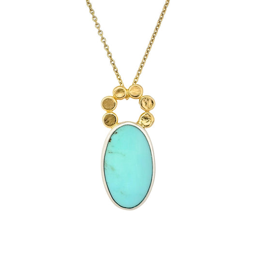 Turqiouse and Floret Pendant
