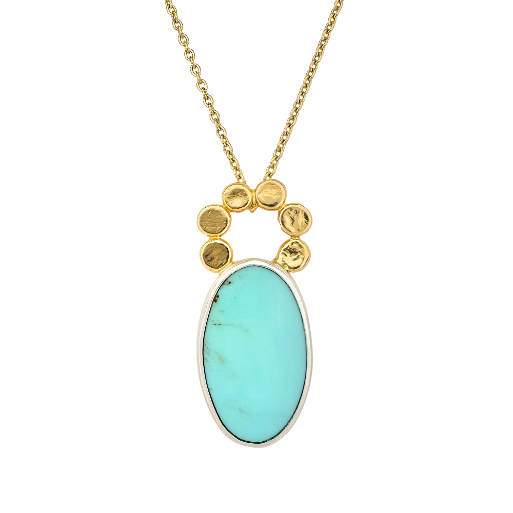 Turqiouse and Floret Pendant