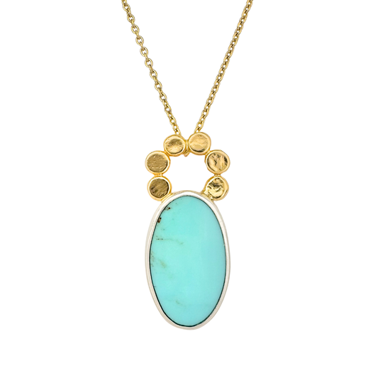 Turqiouse and Floret Pendant