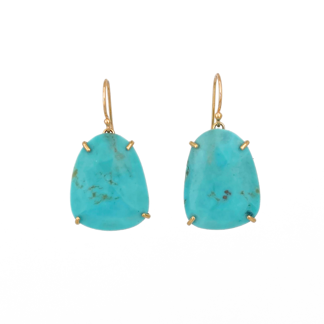 14kt Gold Set Turquoise