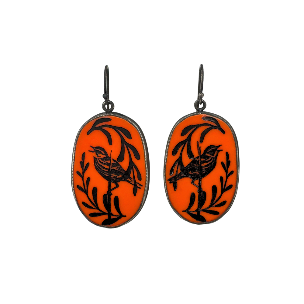 Coral Earrings