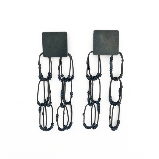 Constellation EARRINGS: Square Drops