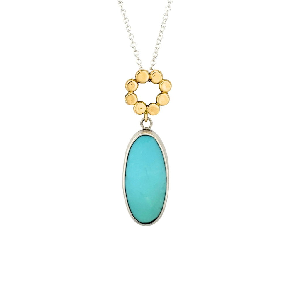 Turqiouse and Floret Pendant