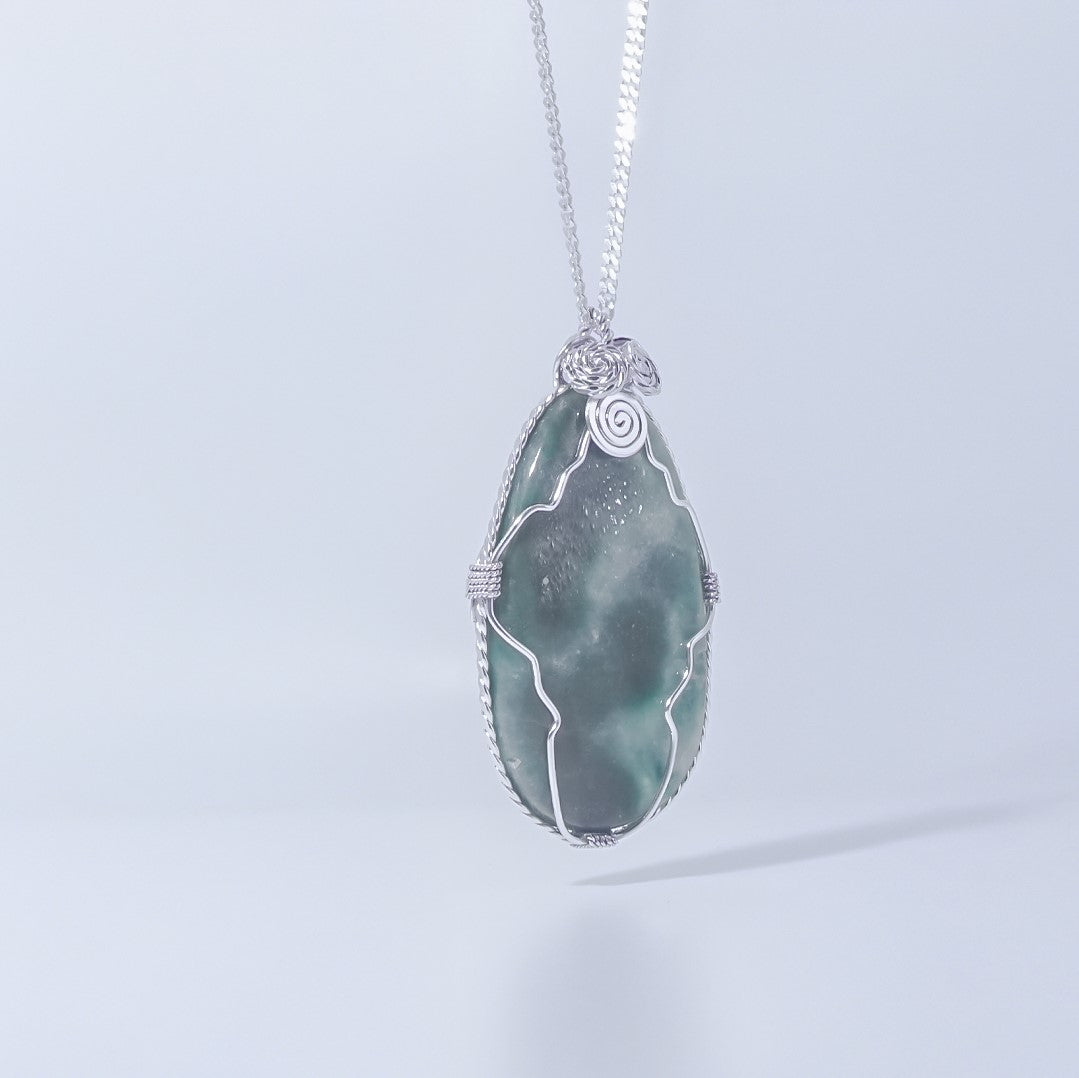 Moss Agate Pendant