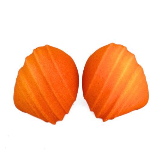 Bright Orange Tangerines – stud earrings (L)