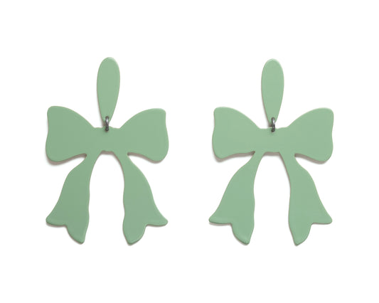 2pc Bow Dangles – Willow