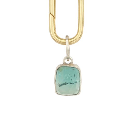 Blue Ombre Tourmaline Charm