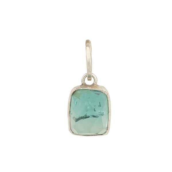 Blue Ombre Tourmaline Charm