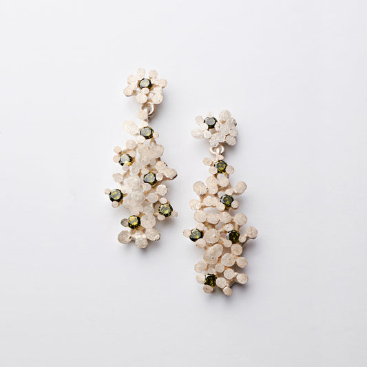 Glimpse Earrings with Crystals