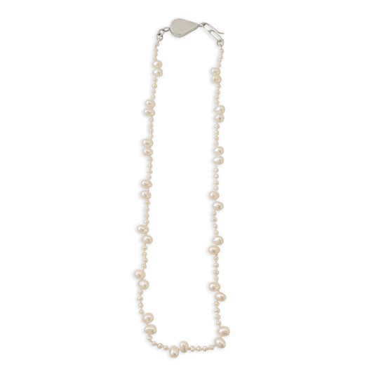 Pearl Dot N Dash Necklace