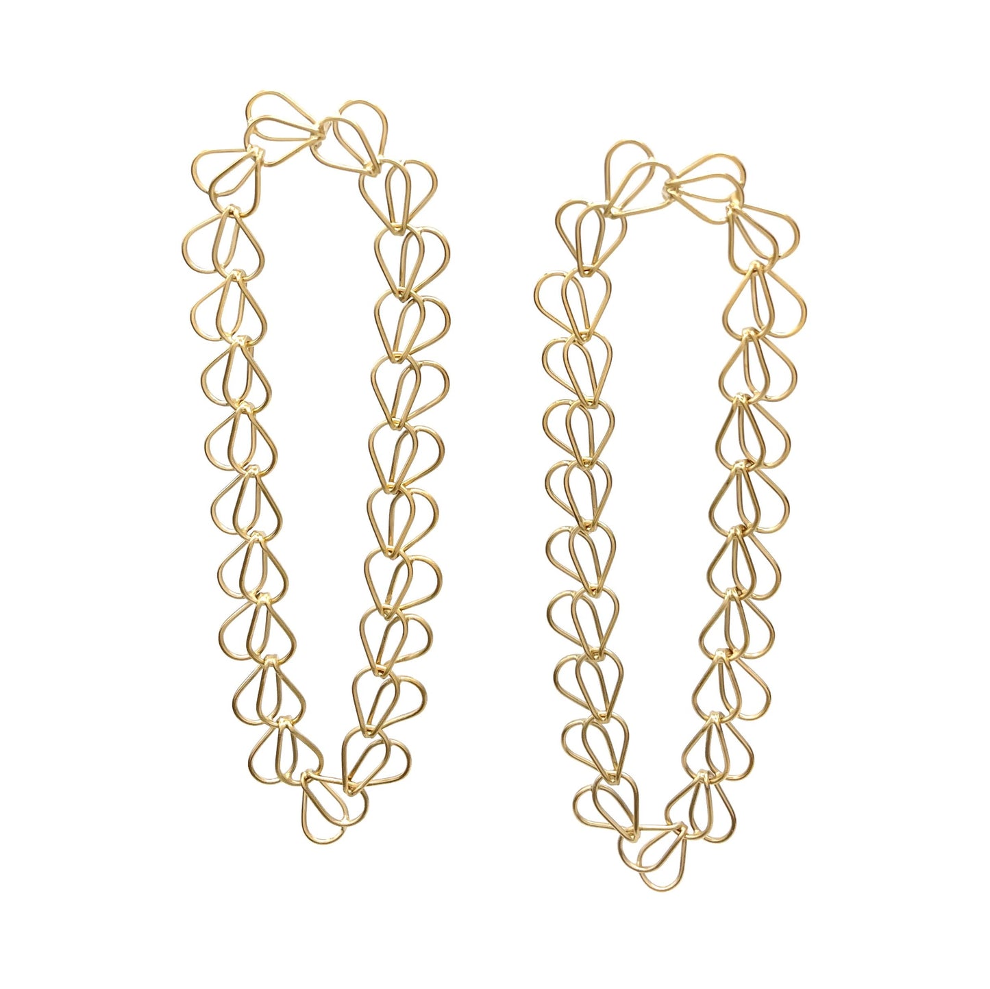 Splayed Link Arch Earrings