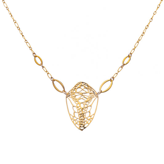 Folded Wing Necklace