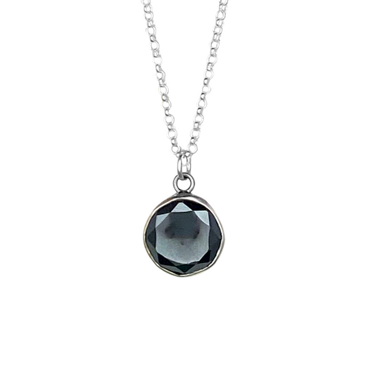 Round Hematite Necklace