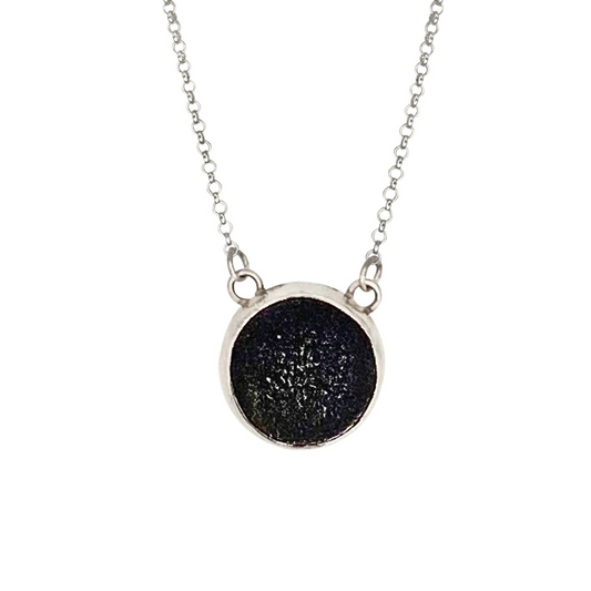 Circle Druzy Pendant