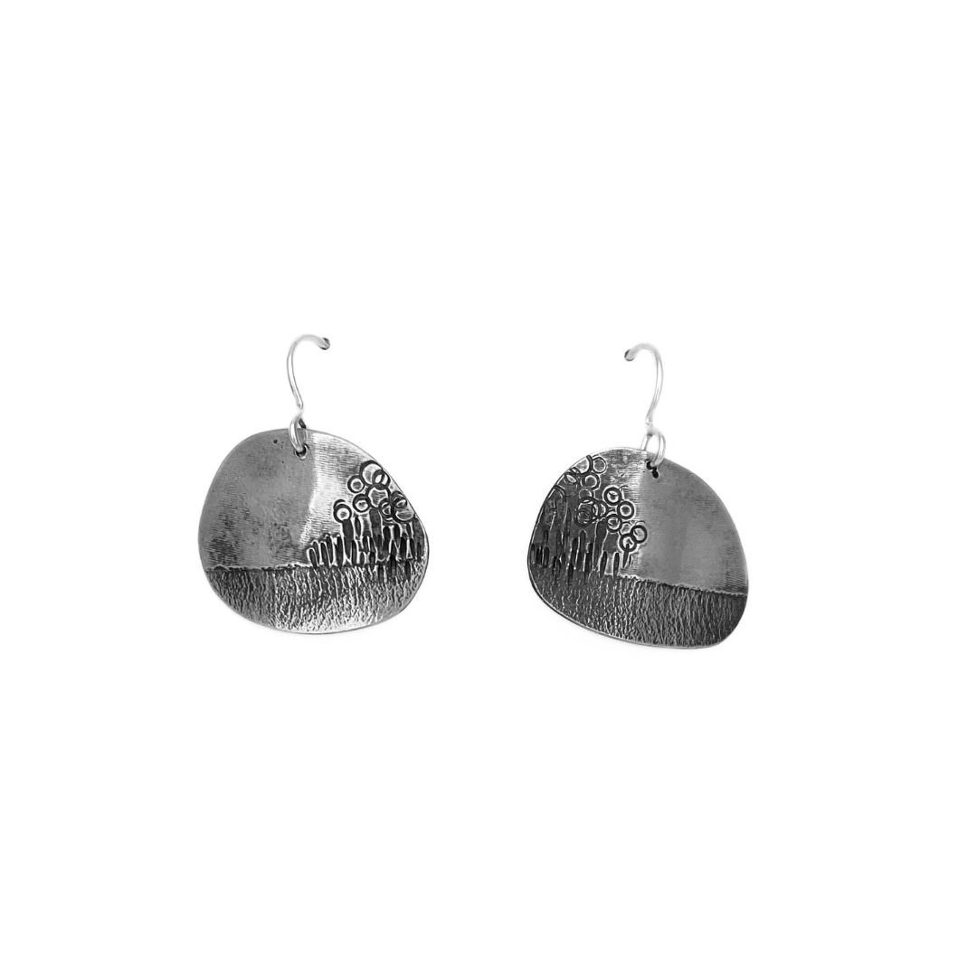 Silver Landscape Earrings 79