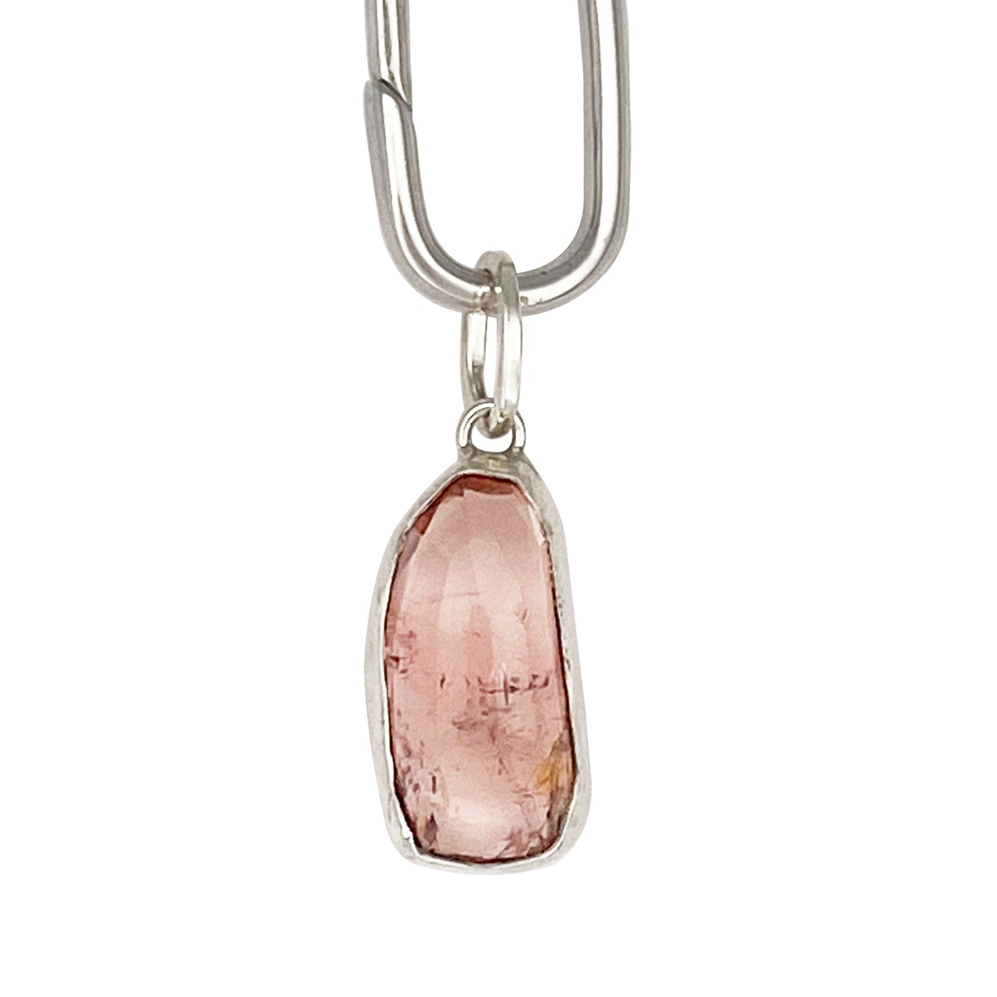 Soft Pink Tourmaline Charm
