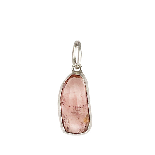 Soft Pink Tourmaline Charm