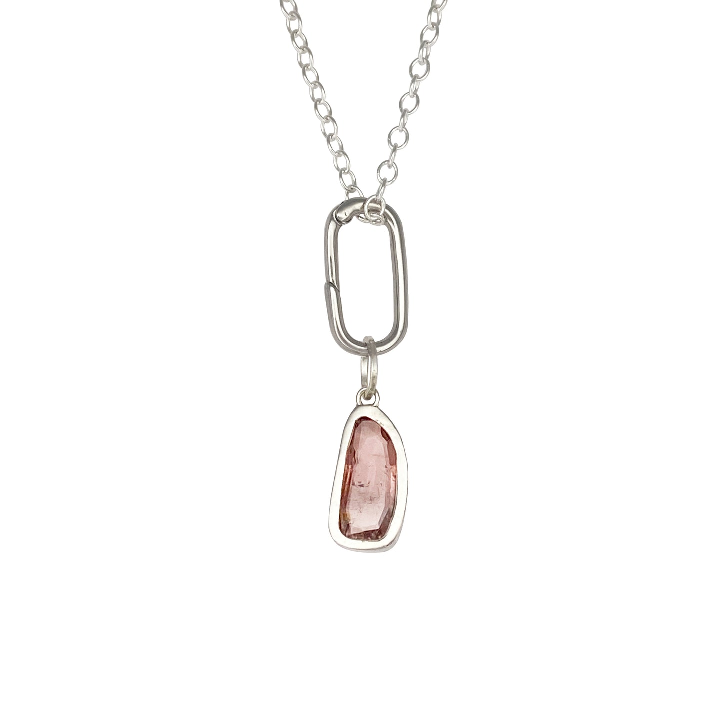 Soft Pink Tourmaline Charm