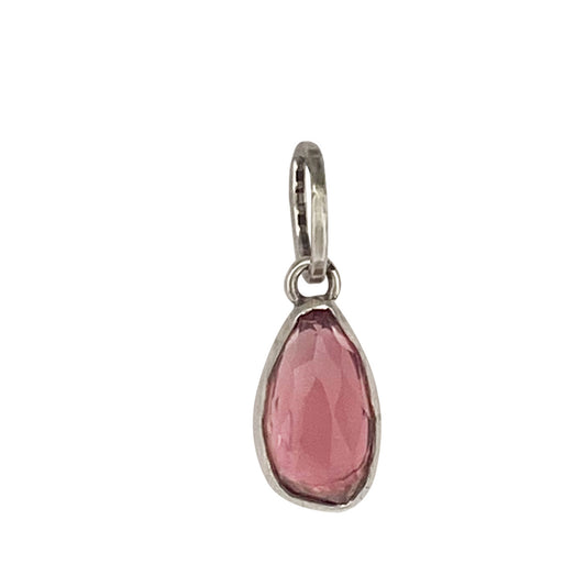 Pink Tourmaline Charm
