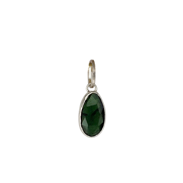 Olive Green Tourmaline Charm