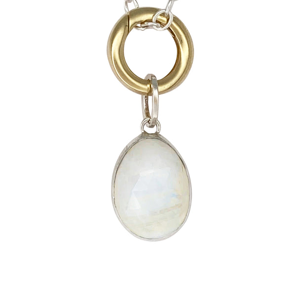 Oval Moostone Charm