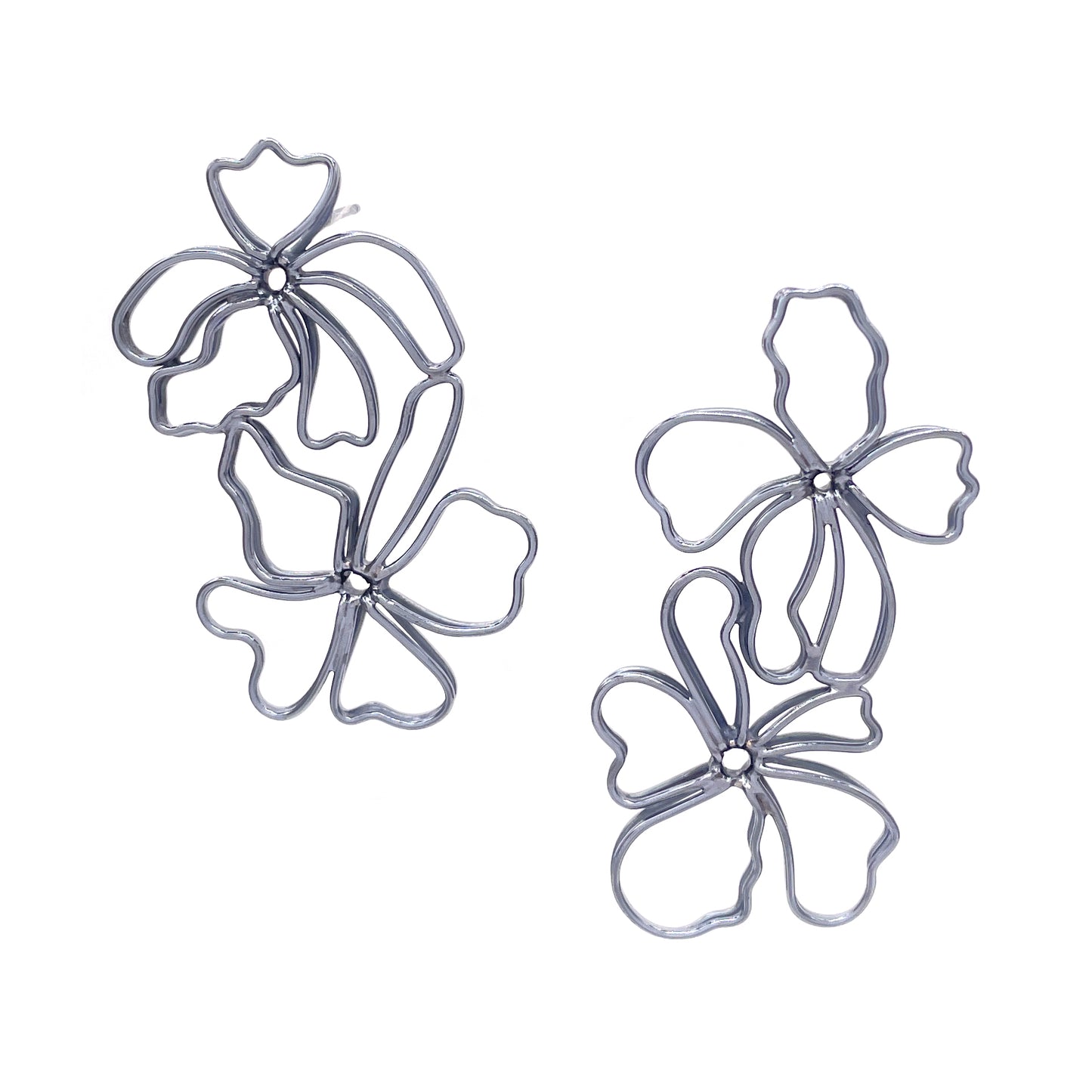 Double Flower Earrings
