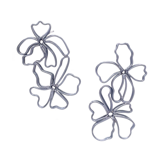 Double Flower Earrings