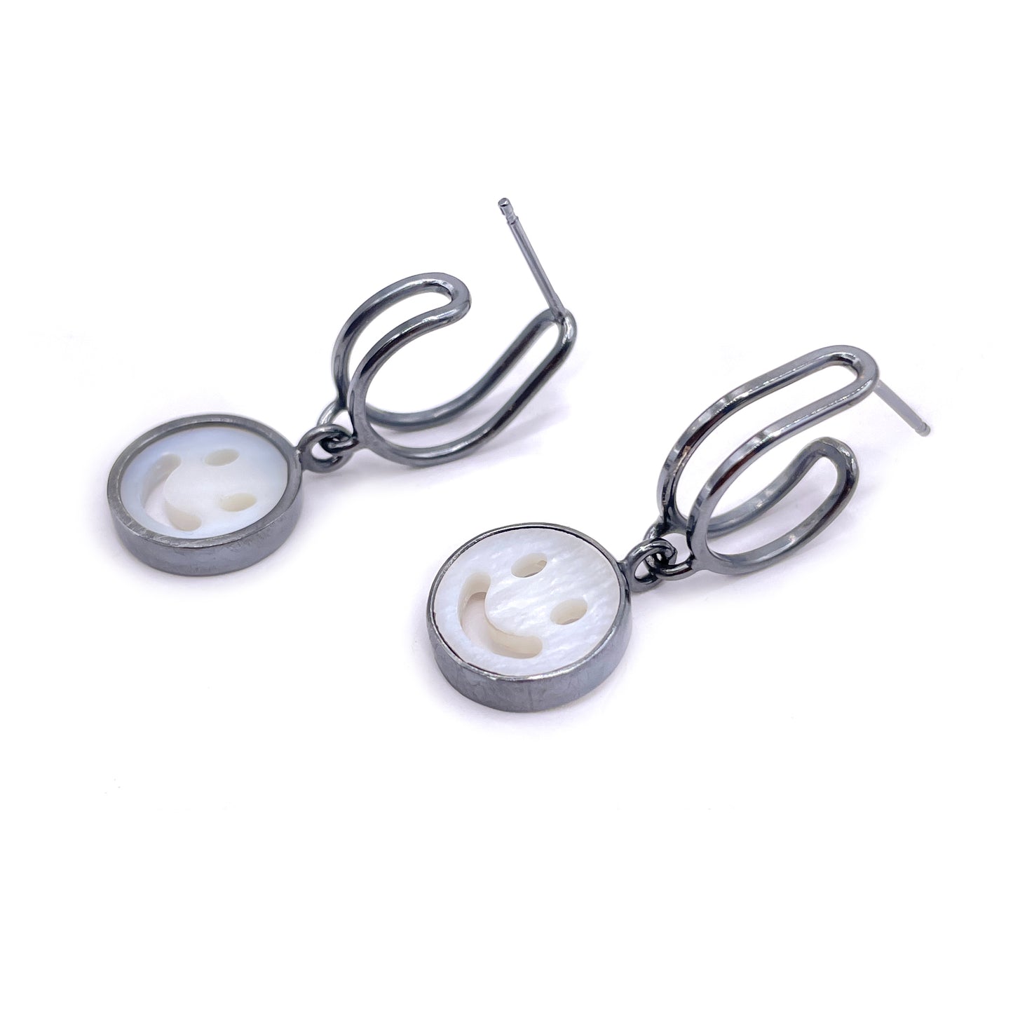 Smiley Drop Hoops
