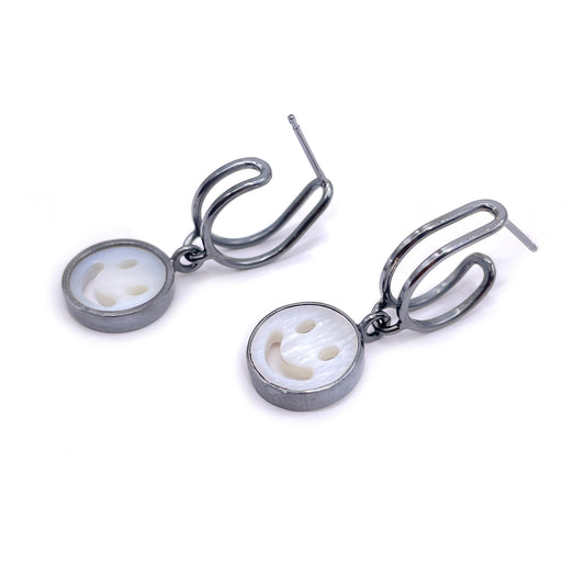 Smiley Drop Hoops