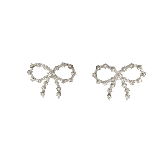 LG Flower Bow Studs