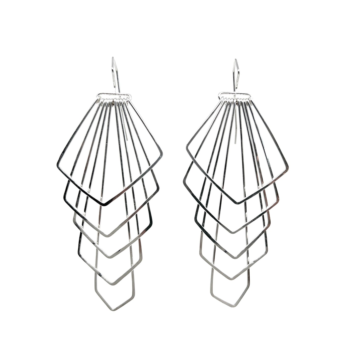 Large Chevron Earrings