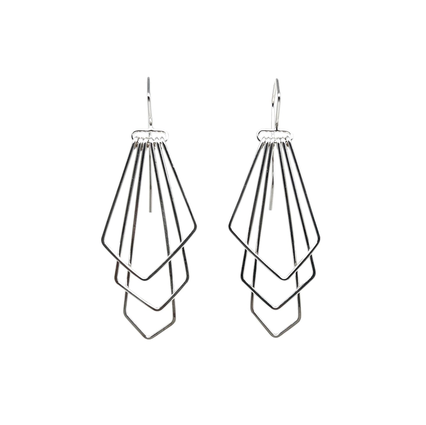 Offset Chevron Earrings