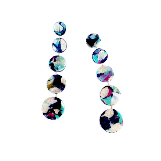 Black Gold Melange Earrings
