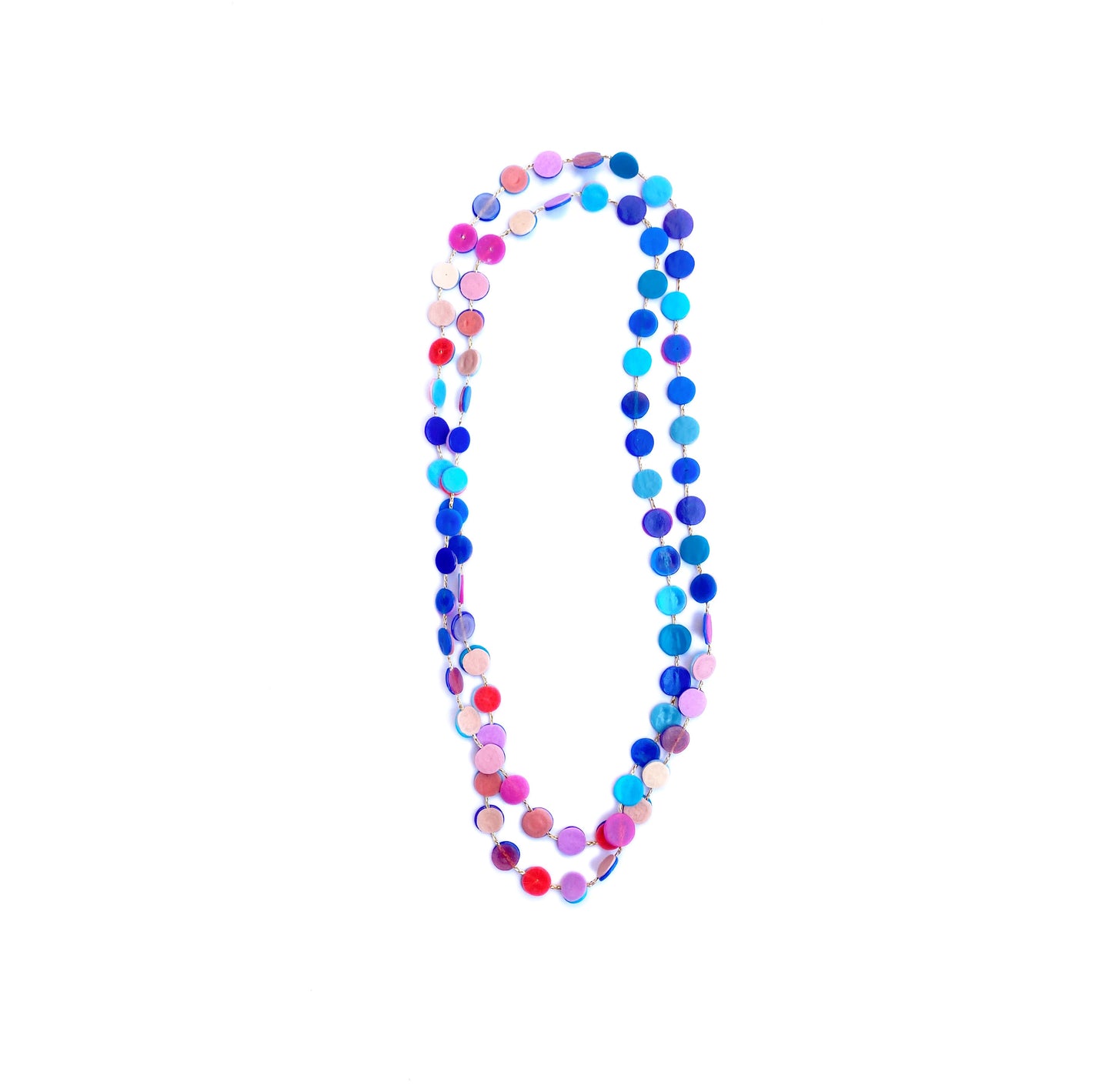 Complementary Necklace (blue/pink)