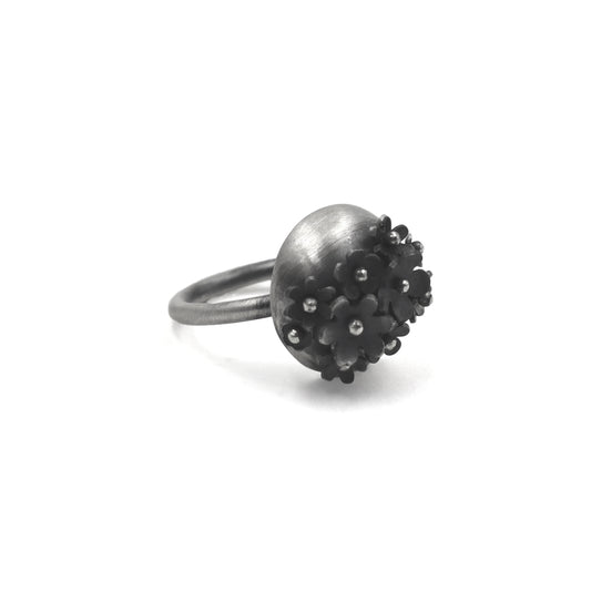 Button Cluster Ring